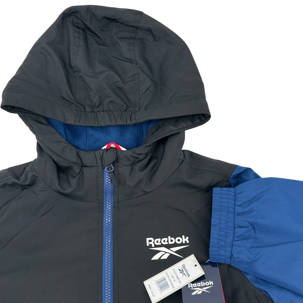 Reebok Fleece Lined Jacket Youth/Boys Size 10 Hooded NEW W/TAGS!